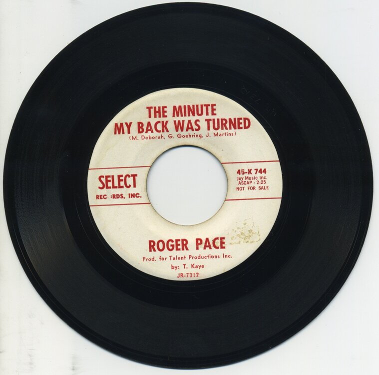 Roger Pace - The Minute My Back Was Turned - Select Promo.jpg