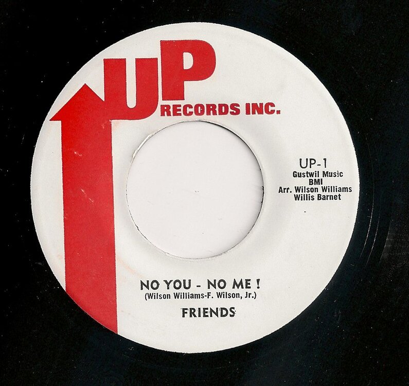Friends No You No Me UP Records.jpg