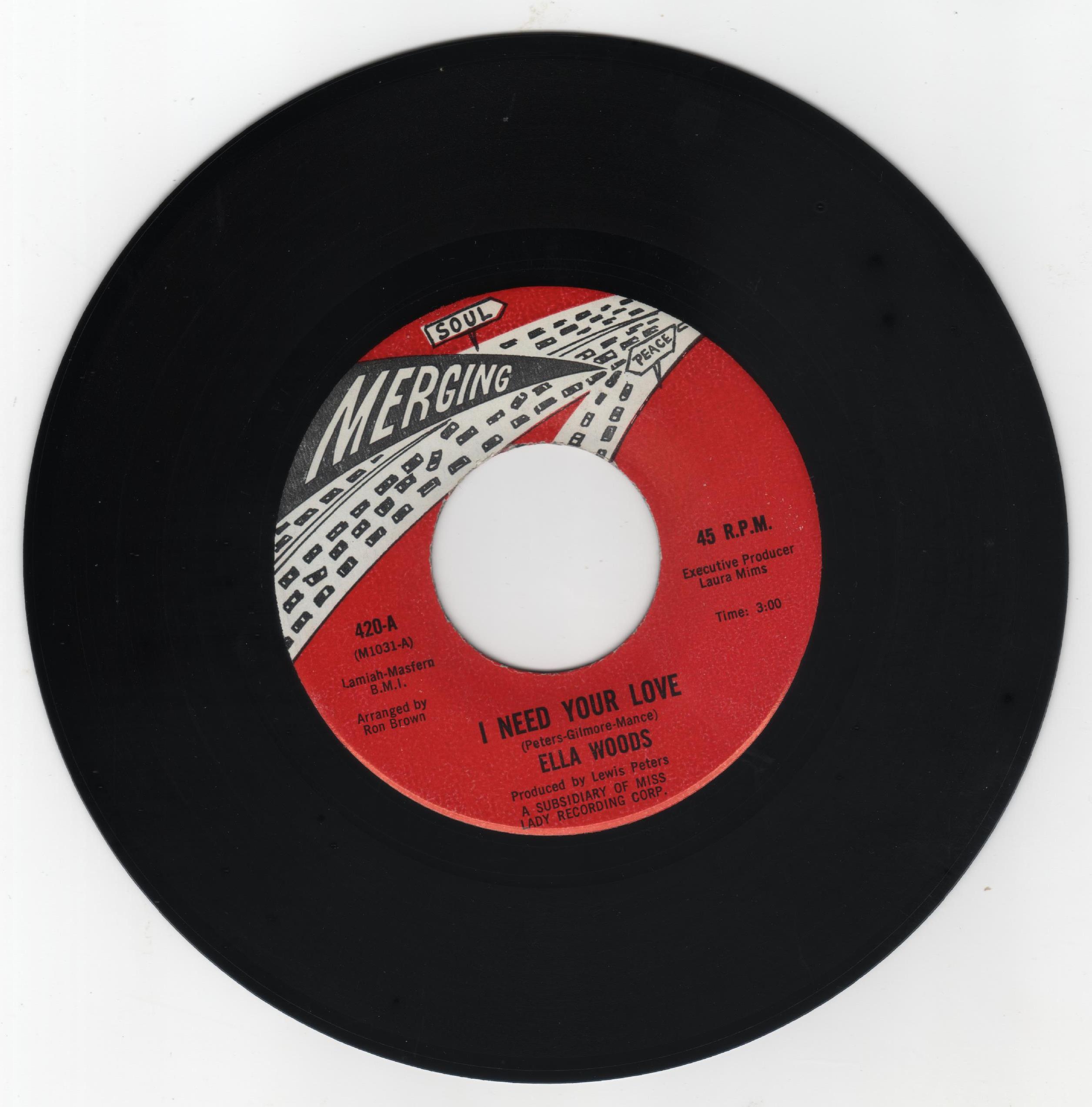 Ella Woods - I Need Your Love - Merging (Sold) - Soul Source