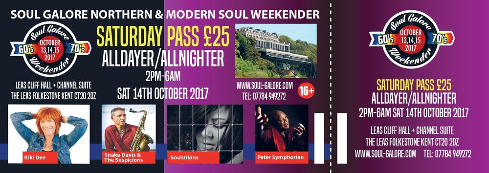 Soul Galore Weekender Folkestone October 13/14/15