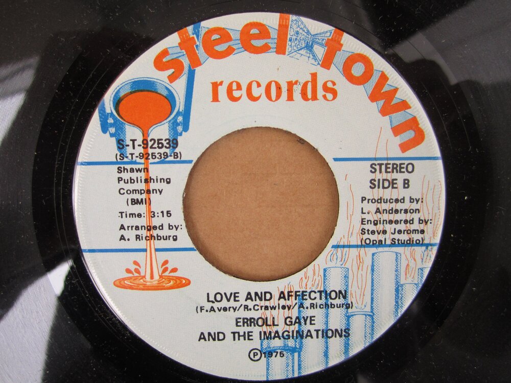 Erroll Gaye and the Imagination - love and affection STEEL TOWN.JPG