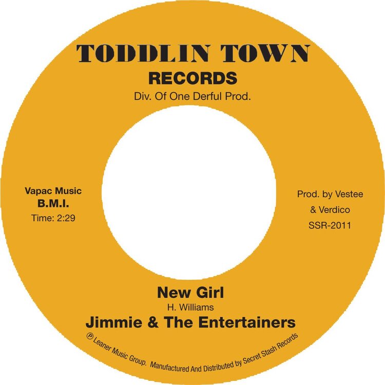 Jimmy & The Entertainers 45 label.jpg