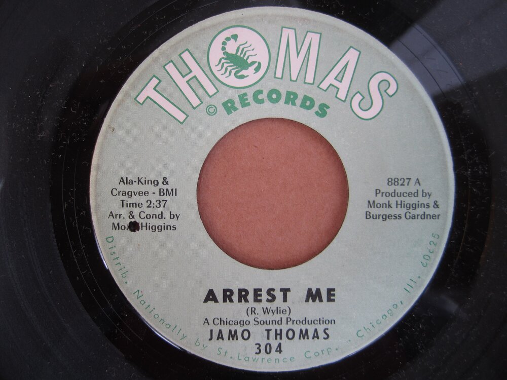 Jamo Thomas - arrest me THOMAS.JPG