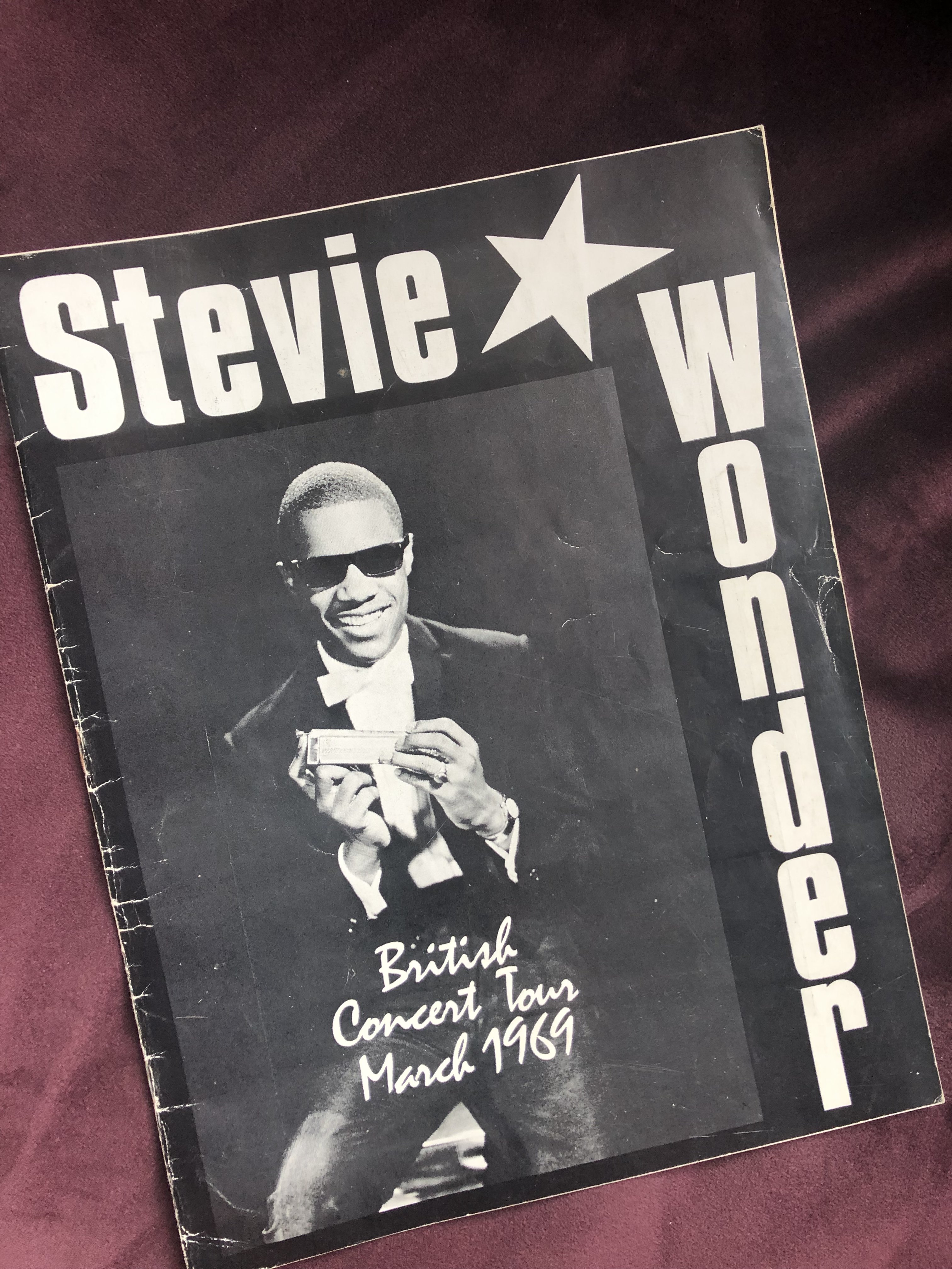 Stevie Wonder March 1967 tour programme Soul Source