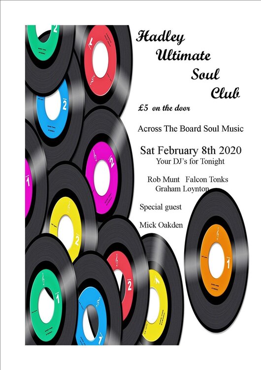 soul hadley ultimate soul club  feb 8th