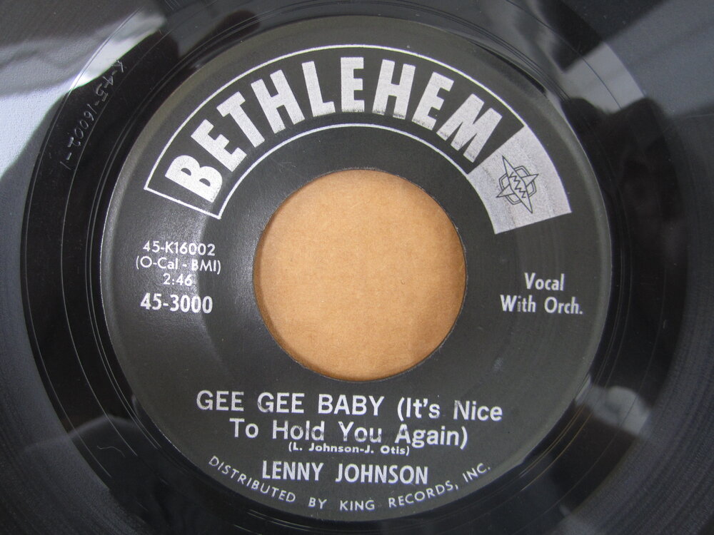 soul Lenny Johnson   gee gee baby