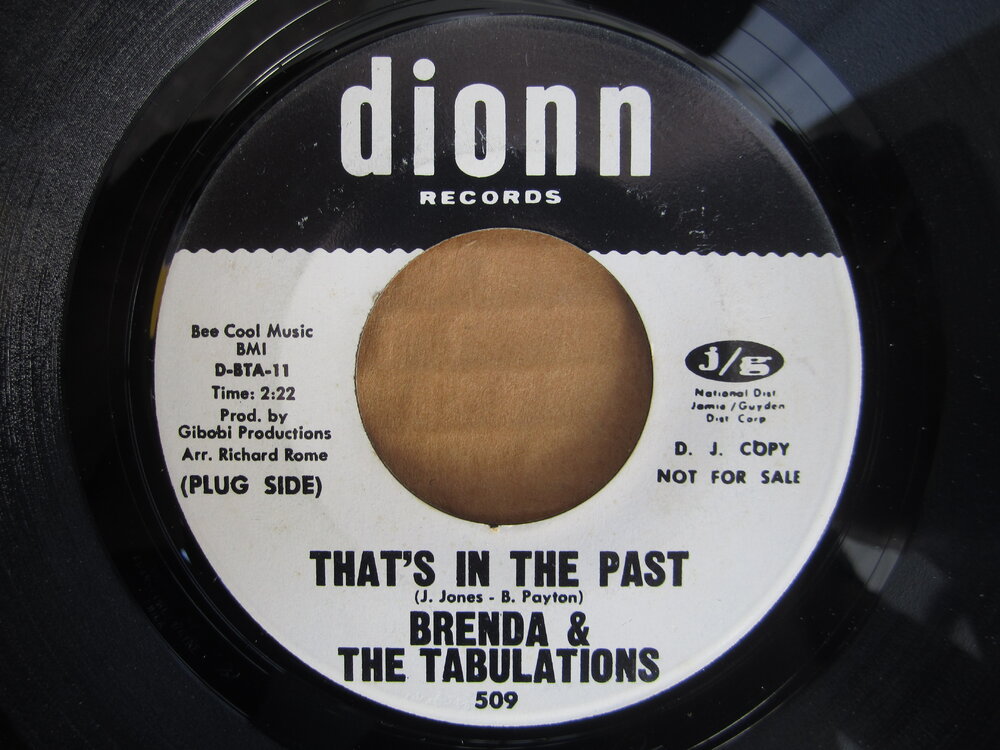 Brenda & the Tabulations - that's in the past DIONN.JPG