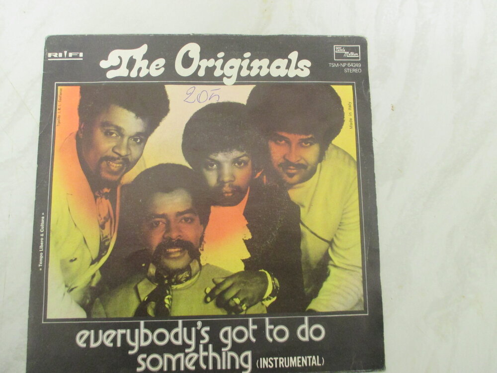 Originals - Everybodys Got To Do Something.JPG