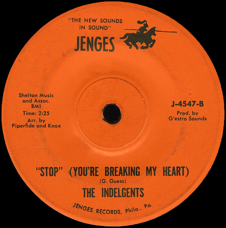 The Indelgents - Stop (You're Breaking My Heart).jpg