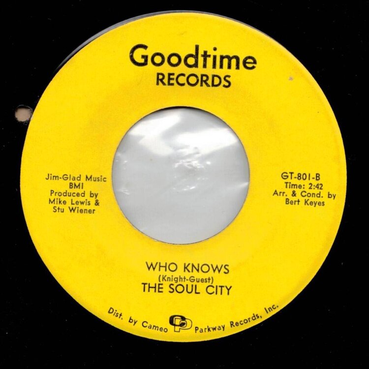 Soul City The Everybody Dance Now Goodtime BW wHO kNOWS GT 801 B.jpg