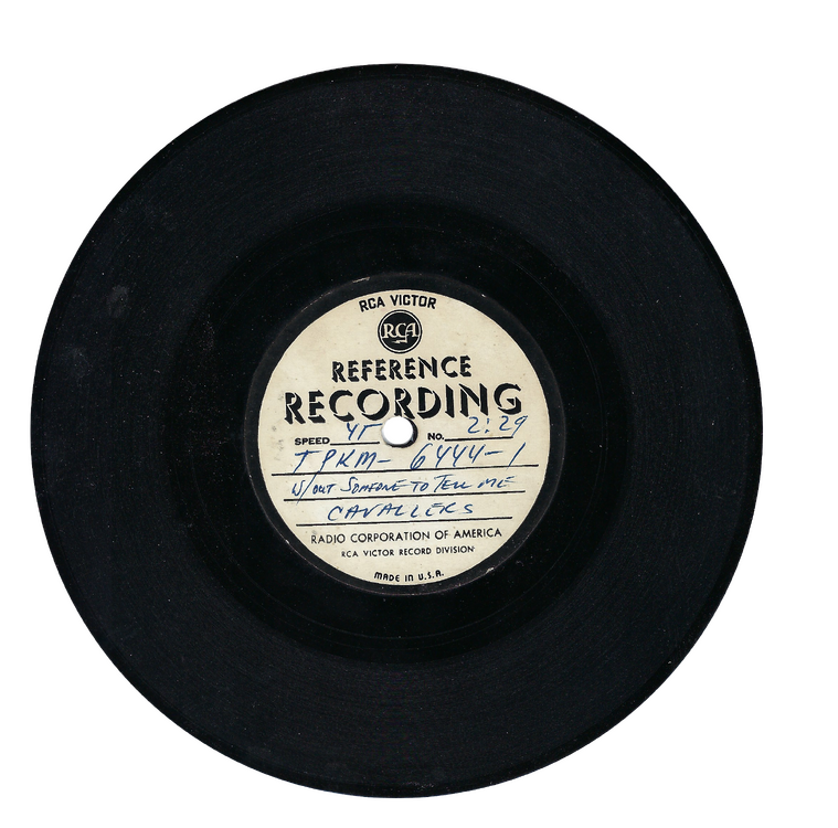 CAVALIERS - SOMEONE TO TELL ME - RCA ACETATE.png