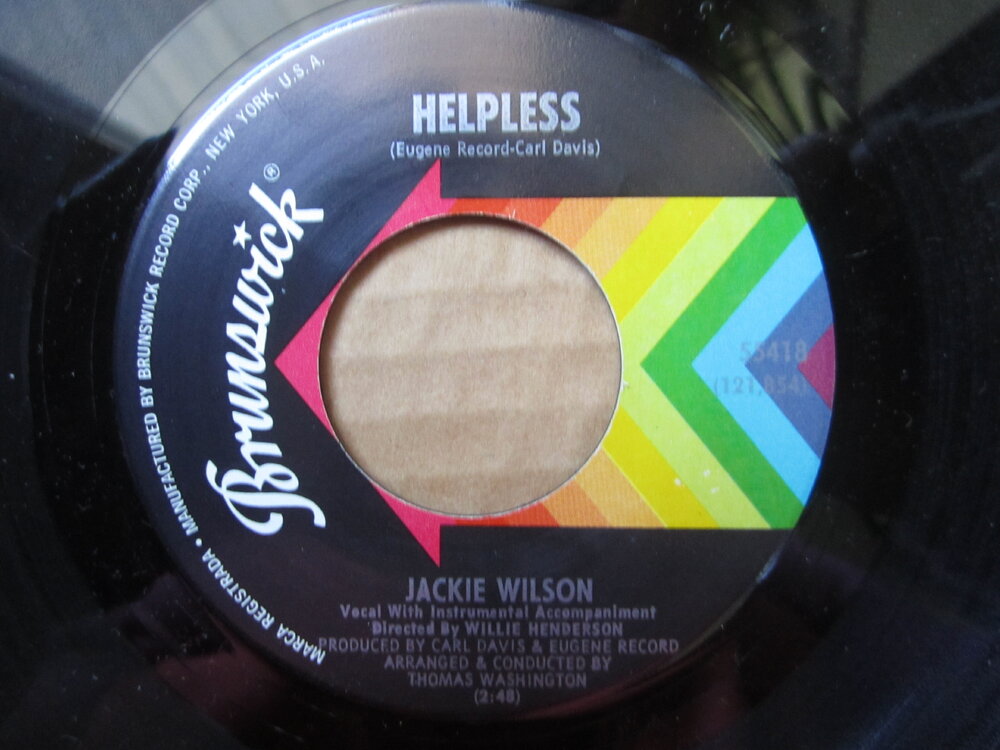 Jackie Wilson - helpless BRUNSWICK.JPG