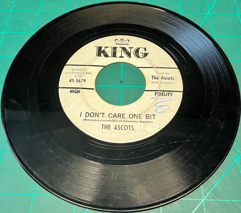 ascots - i dont care one bit [king demo] VG+.jpg