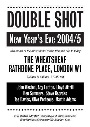 double shot: new year's eve, london