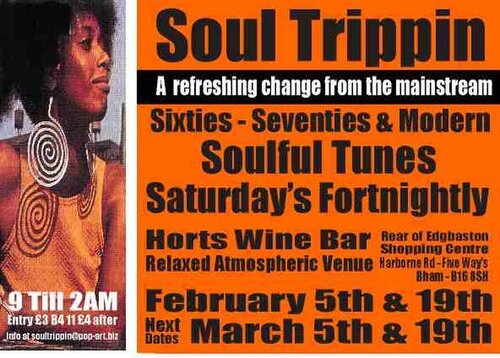soul trippin saturdays fortnightly bham next date 5th feb