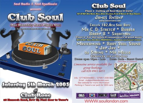 club soul 5th march 2005