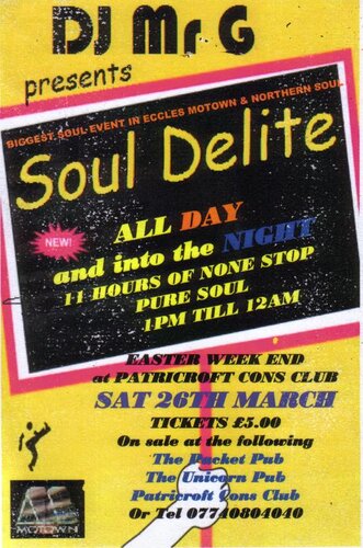 soul delight ,alldayer, 26th march 2005,manchester