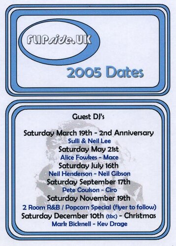 flipside 2005 dates
