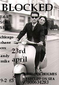 blocked 23rd april with "chicago" shane cox