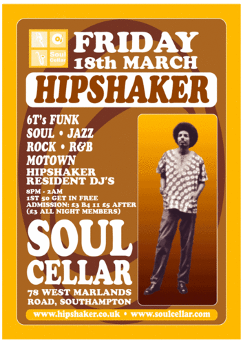 hipshaker - southampton - friday 18th march