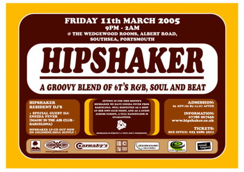 hipshaker - portsmouth - friday 11th march