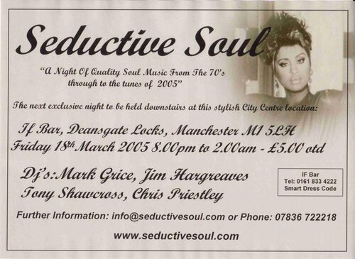 seductive soul - manchester 18th march 2005