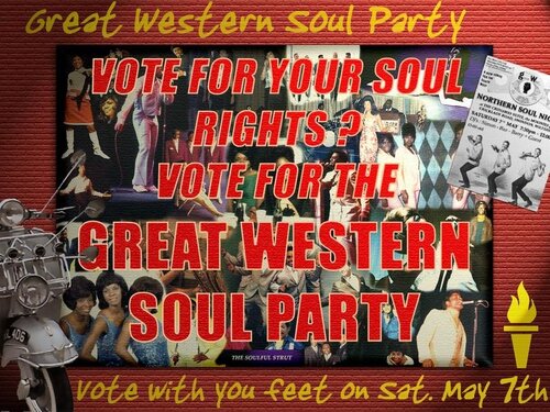 great western soul party campaign poster