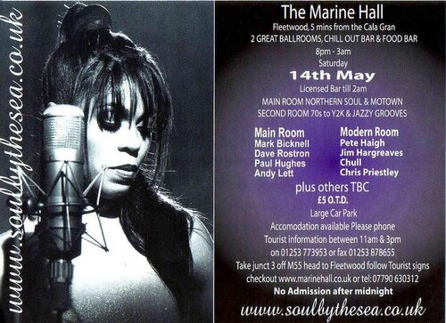soul by the sea - marine hall fleetwood - may 14th 2005