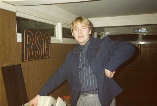 mark bicknell 1985@rsg...looking a bit gay