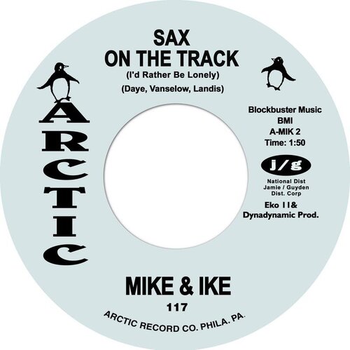 sax on the track label copy