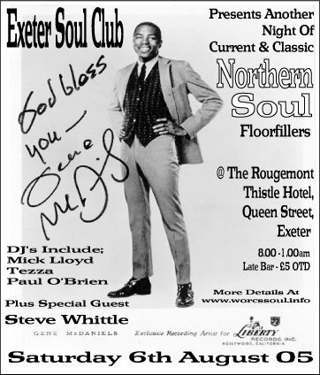 exeter soul club - august 6th 2005