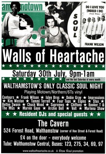 walls of heartache, walthamstow, london e17, sat jul 30th