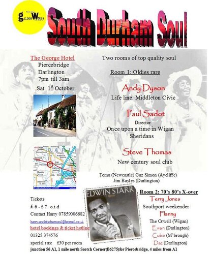 south durham soul 1st october
