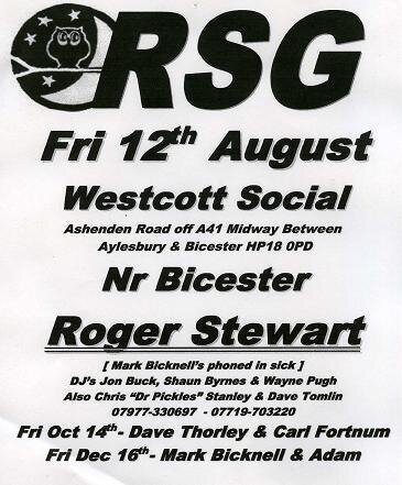 rsg westcott social 12th august