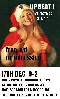 upbeat 17th december ....free club night
