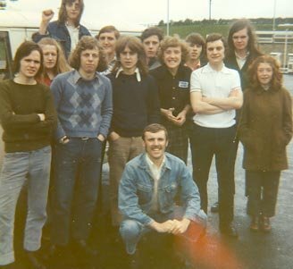 keele services 1972 on way home from torch