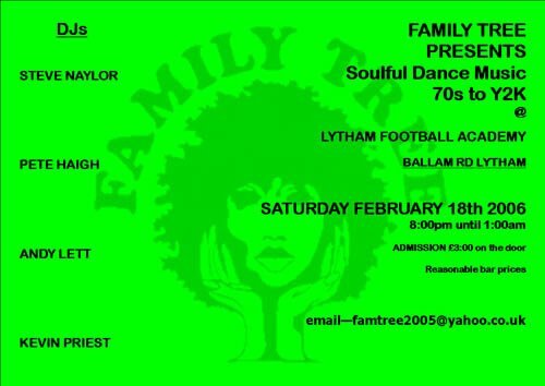 family tree - soulful dance night - 18/02/06