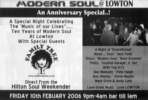 lowton civic hall - allnighter - 10th anniversary