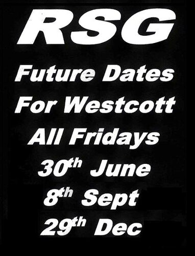 rsg westcott dates