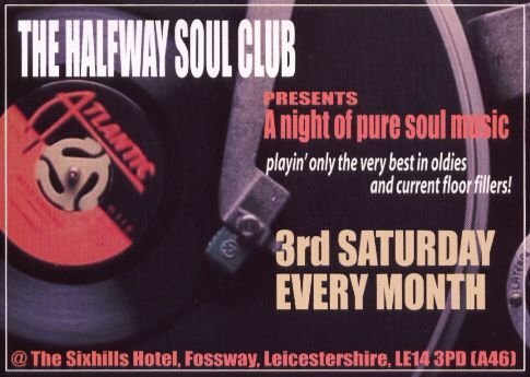 halfway soul club - sixhills hotel, leicestershire