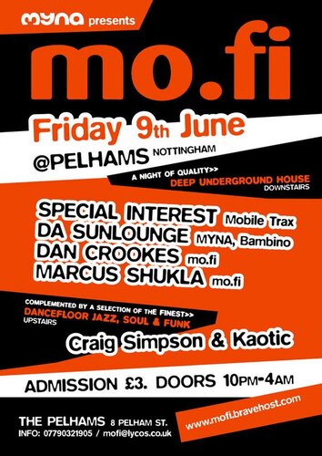 mojo lounge @ the pelhams, nottingham. 9th june 10-4am