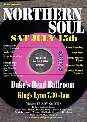 kings lynn - dukes head - sat july 15th