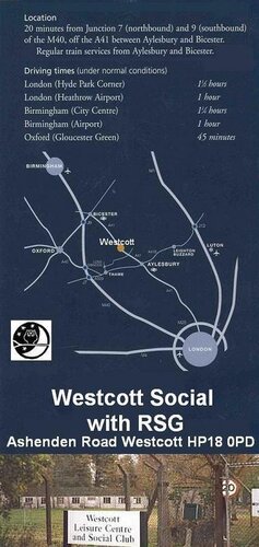 rsg @ westcott social info & directions