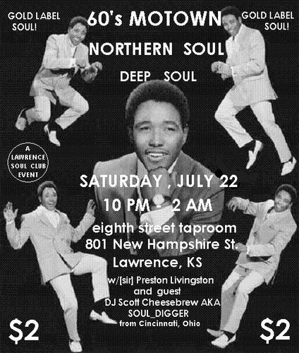 gold label soul ~july 8th~ a lawrence soul club event