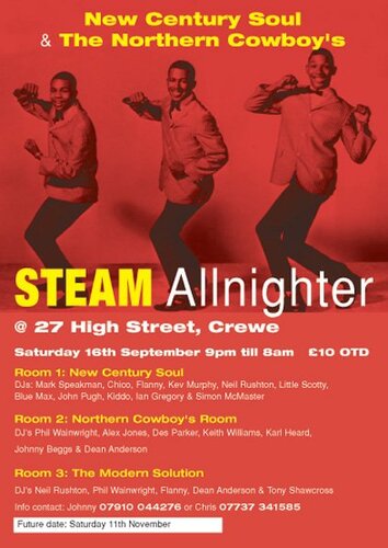 steam allnighter 16th september