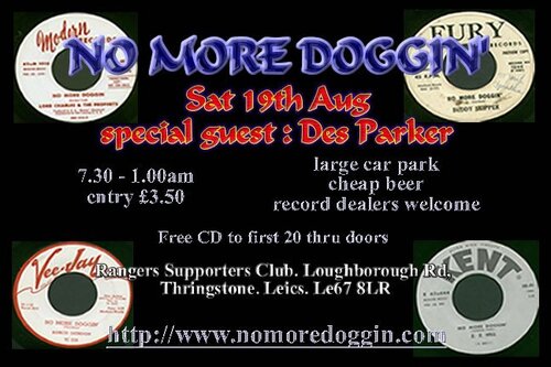 no more doggin soul club. - guest: des parker