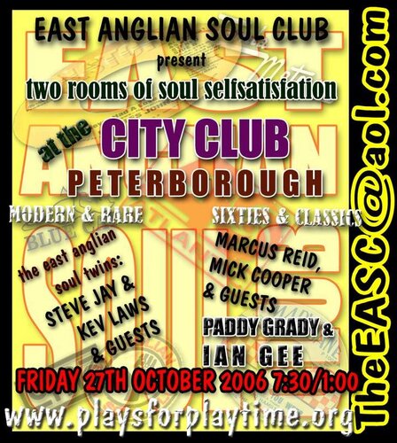east anglian soul club oct 2006 peterborough