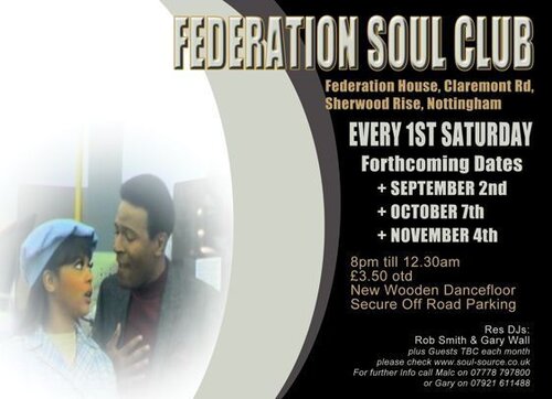 federation soul club. nottingham