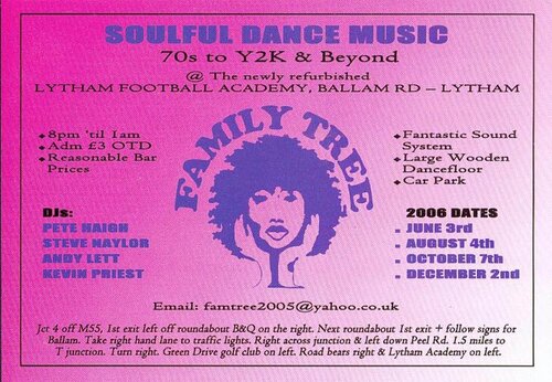 october 7th - family tree soulful dance night