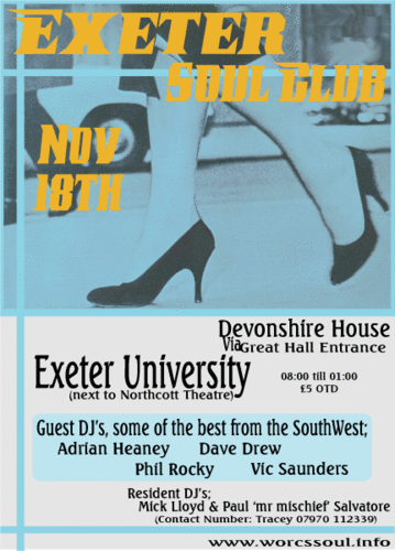 exeter soul club - november 18th